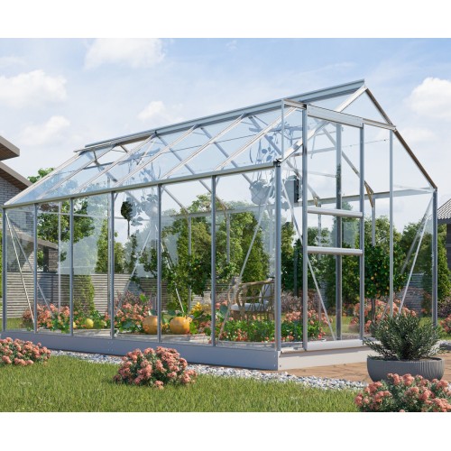 Venus Drivhus 7,5 m2 - Alu - 3mm delt glas