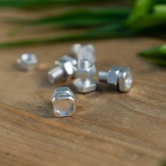 Bolte og møtrikker til drivhus 10 stk. Alu