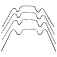 Glasclips/fjederclips 20 stk. - Blanke