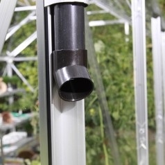 Nedløbsrør til drivhus - sæt m/2 stk. - Ø32 - L240mm