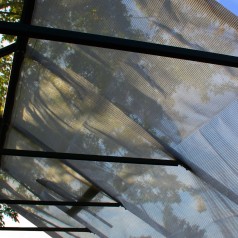 Skyggenet til drivhuset 259x183 cm. m/wire