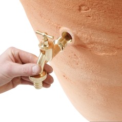 Aftapningshane Messing