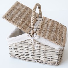 Picnickurv, grå stof