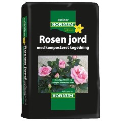 Rosenjord med ler & gødning - Sikrer sund vækst og blomstring